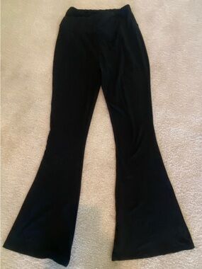 High Waisted Crossover Super Flare Legging